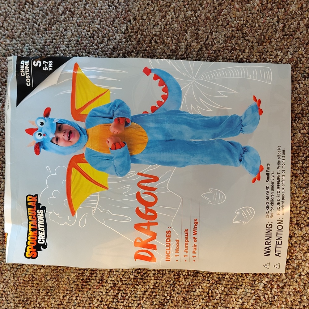 NWT Blue Dragon Kids Costume